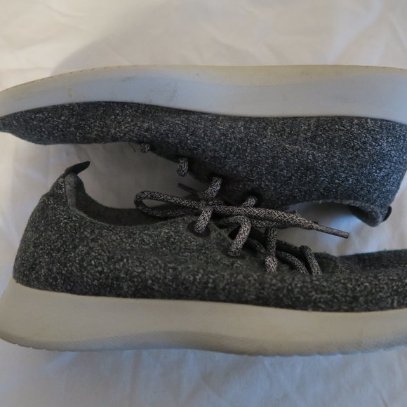Allbirds Men\'s Wool Runners Natural Grey/Grey Sole Comfort Shoes Size 11